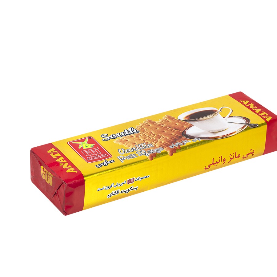 بیسکویت پتی مانژ وانیلی آناتا 130 گرمی